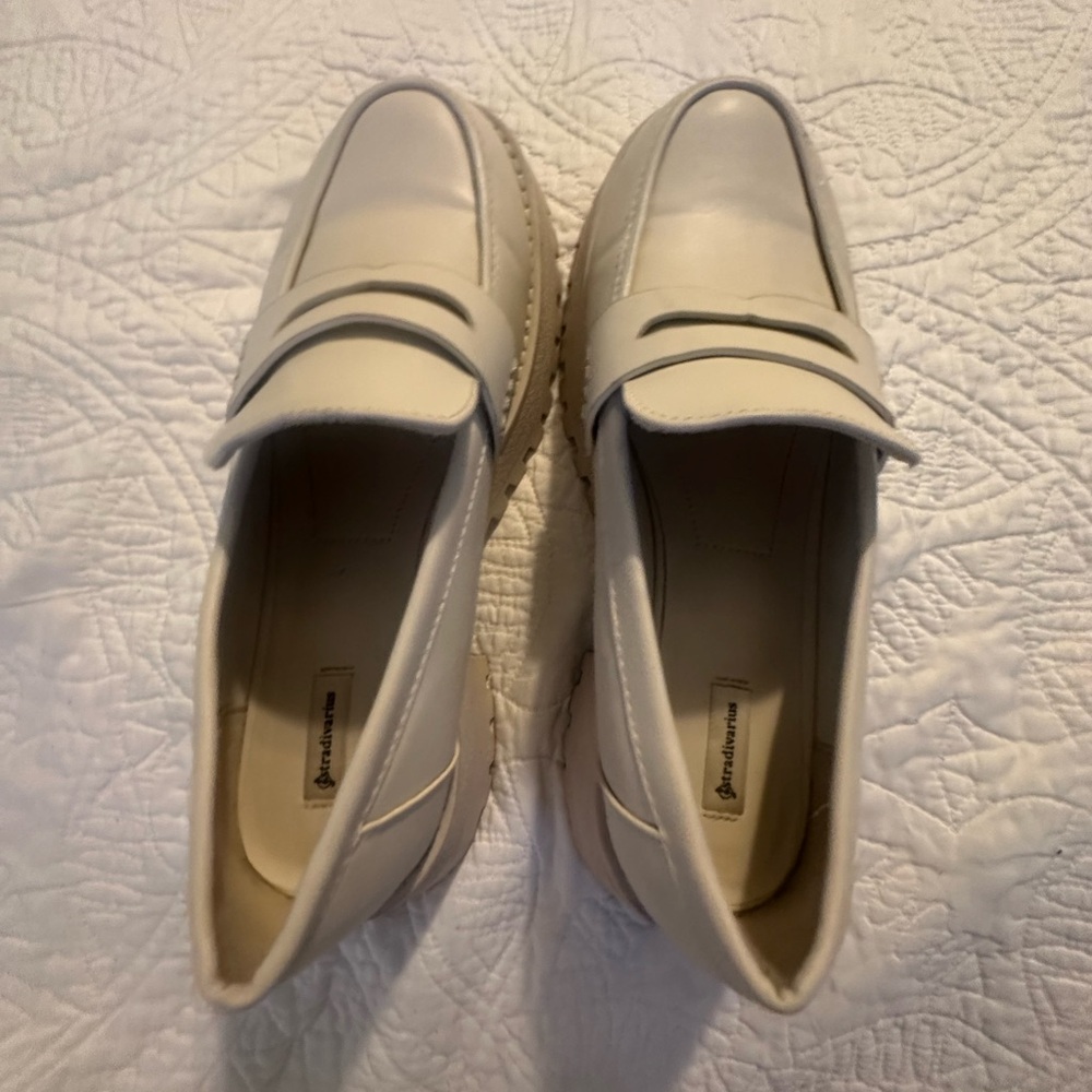 Stradivarius platform loafers